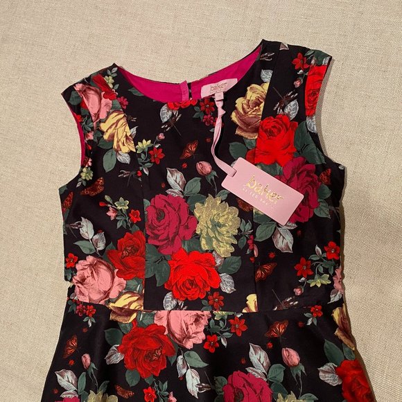 Ted Baker Floral Multicolored Mini Dress - Picture 3 of 7